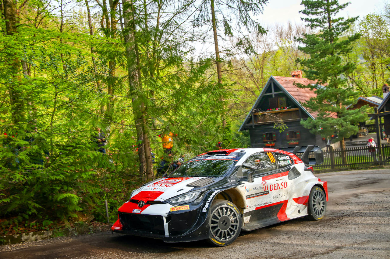 勝田貴元（トヨタGRヤリス・ラリー1）　2023年WRC第4戦クロアチア・ラリー