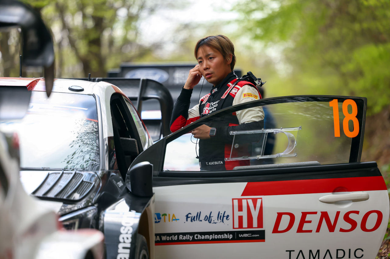 勝田貴元（トヨタGRヤリス・ラリー1）　2023年WRC第4戦クロアチア・ラリー