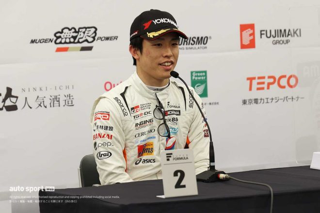 2023スーパーフォーミュラ第3戦鈴鹿　坪井翔（P.MU/CERUMO・INGING）