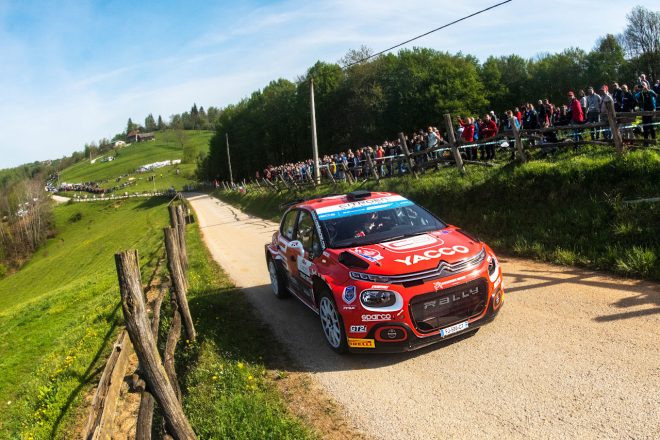 ヨアン・ロッセル（シトロエンC3ラリー2）　2023年WRC第4戦クロアチア・ラリー