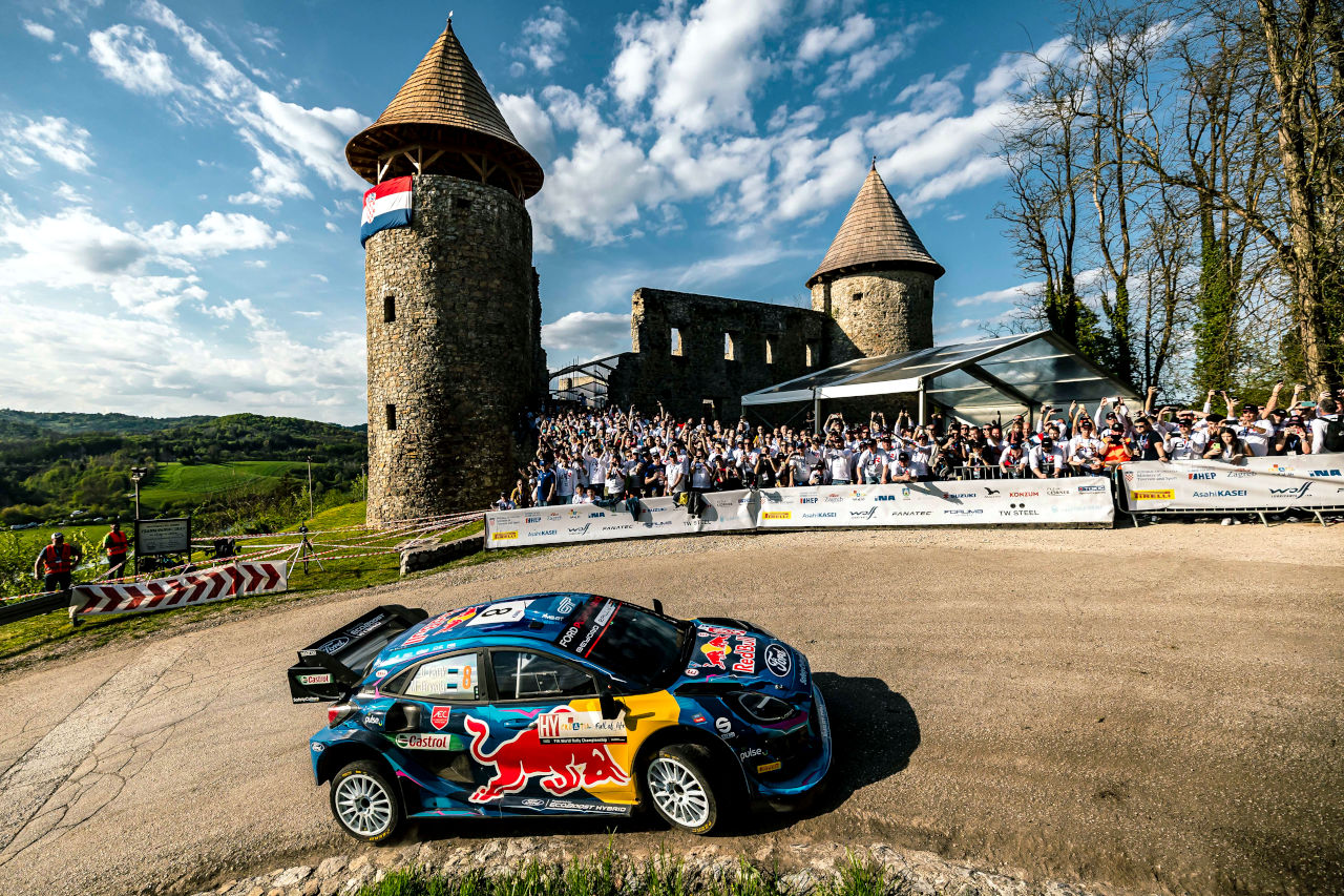 オット・タナク（フォード・プーマ・ラリー1）　2023年WRC第4戦クロアチア・ラリー