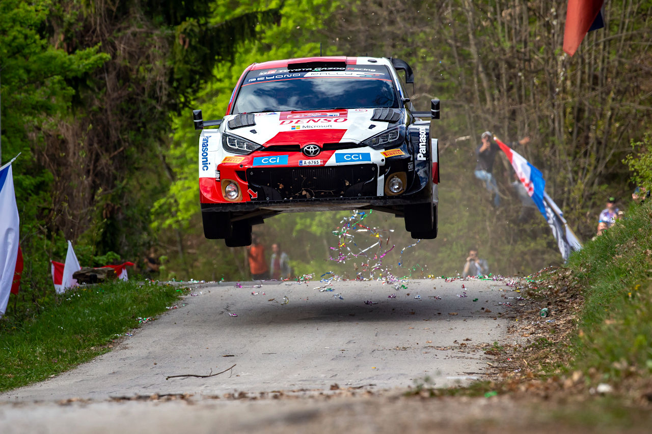 セバスチャン・オジエ／ヴァンサン・ランデ組（トヨタGRヤリス・ラリー1）　2023年WRC第4戦クロアチア・ラリー