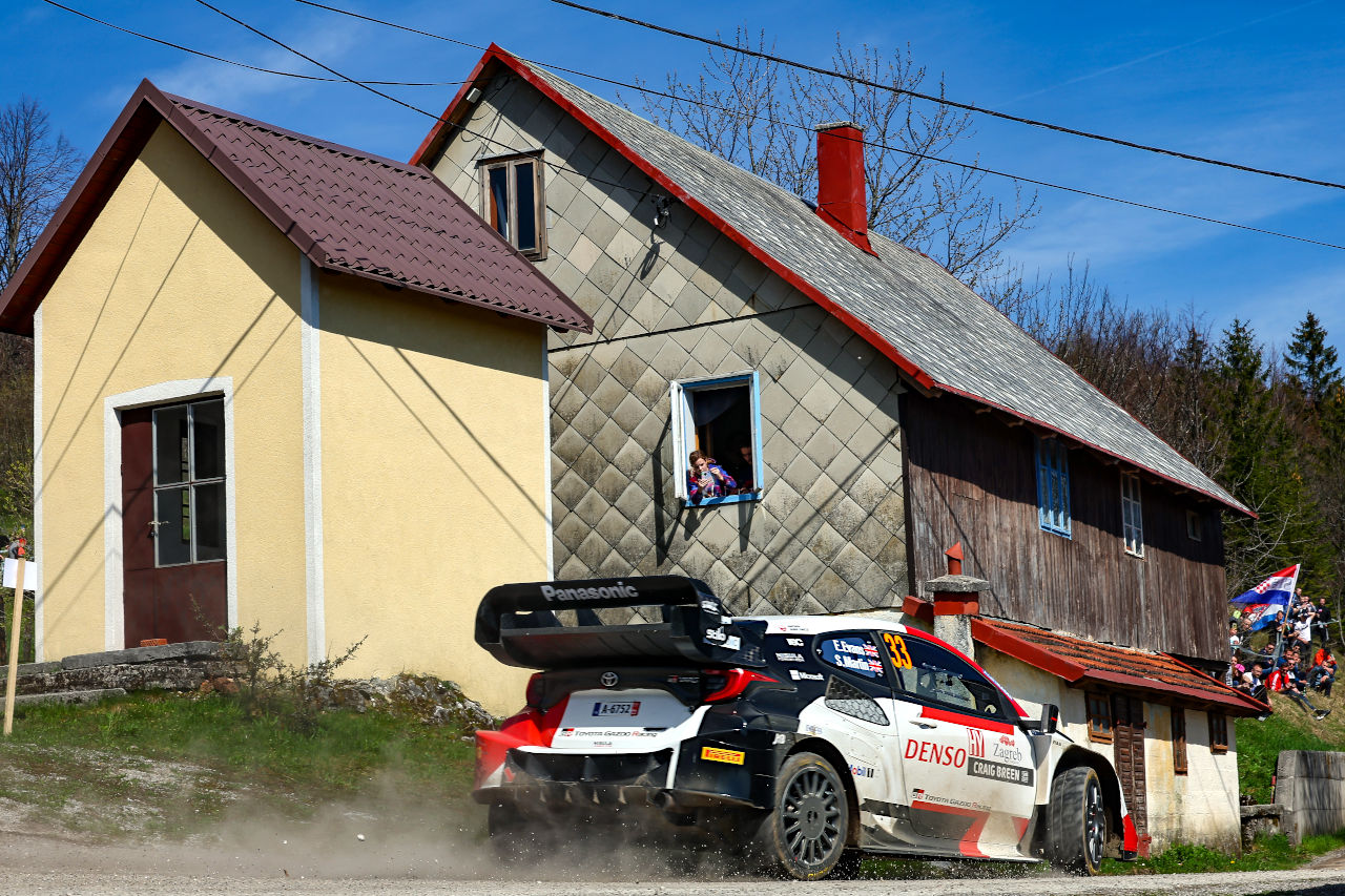 エルフィン・エバンス／スコット・マーティン組（トヨタGRヤリス・ラリー1）　2023年WRC第4戦クロアチア・ラリー