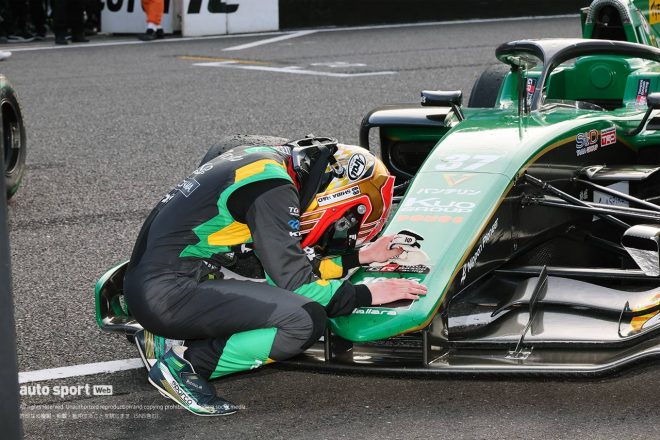 2023スーパーフォーミュラ第3戦鈴鹿　初優勝を果たした宮田莉朋（VANTELIN TEAM TOM’S）