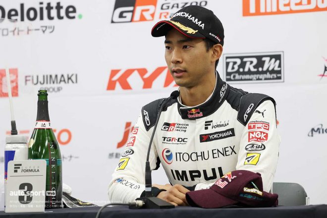 2023スーパーフォーミュラ第3戦鈴鹿　3位を獲得した平川亮（ITOCHU ENEX TEAM IMPUL）