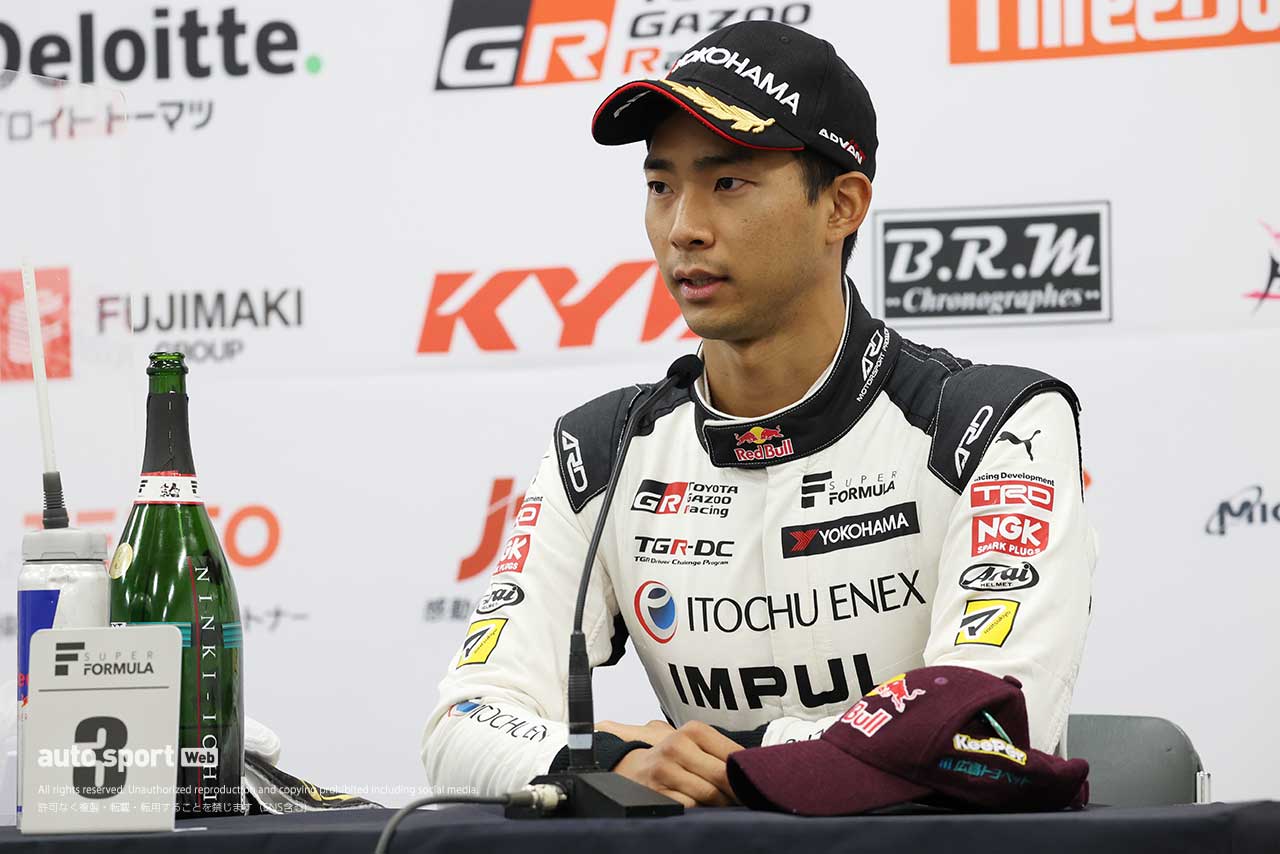 2023スーパーフォーミュラ第3戦鈴鹿　3位を獲得した平川亮（ITOCHU ENEX TEAM IMPUL）