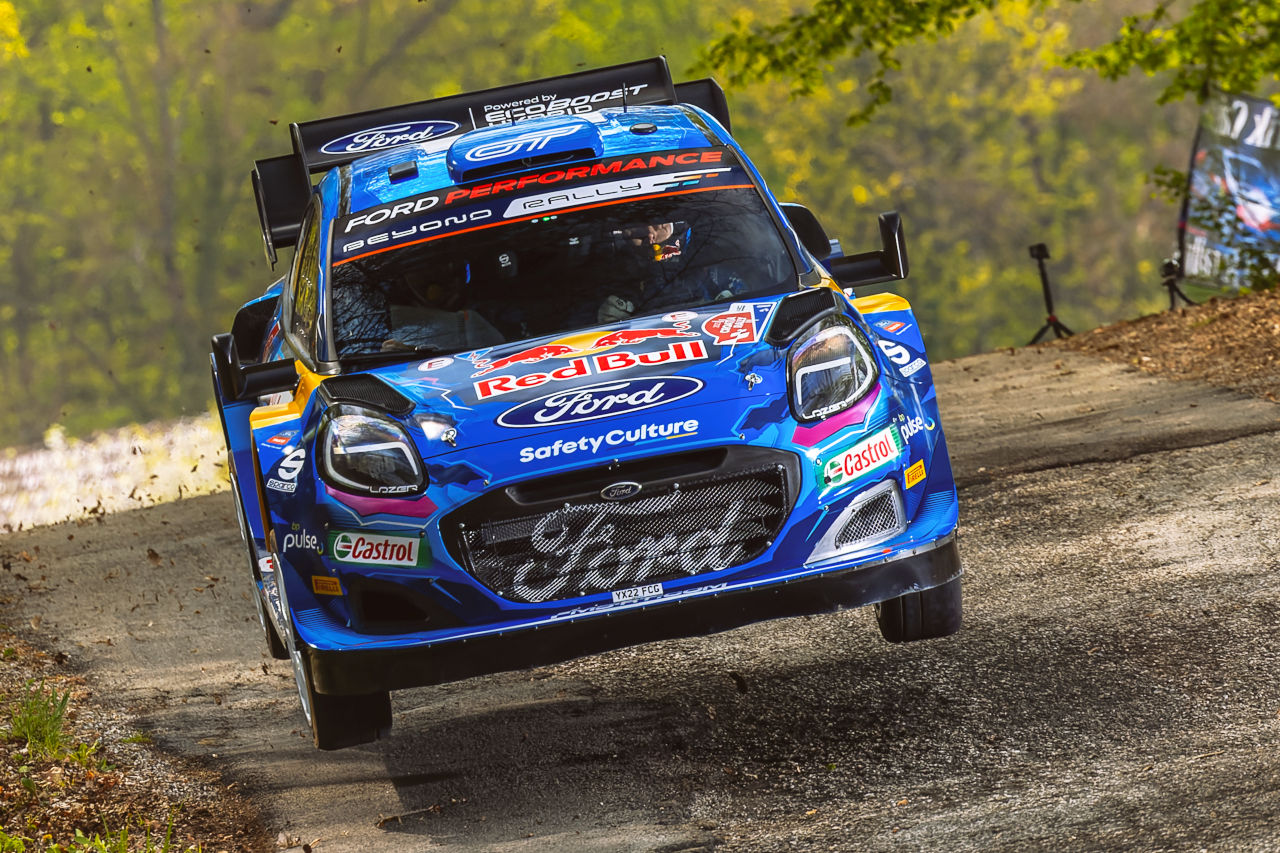 オット・タナク／マルティン・ヤルヴェオヤ組（フォード・プーマ・ラリー1）　2023年WRC第4戦クロアチア・ラリー