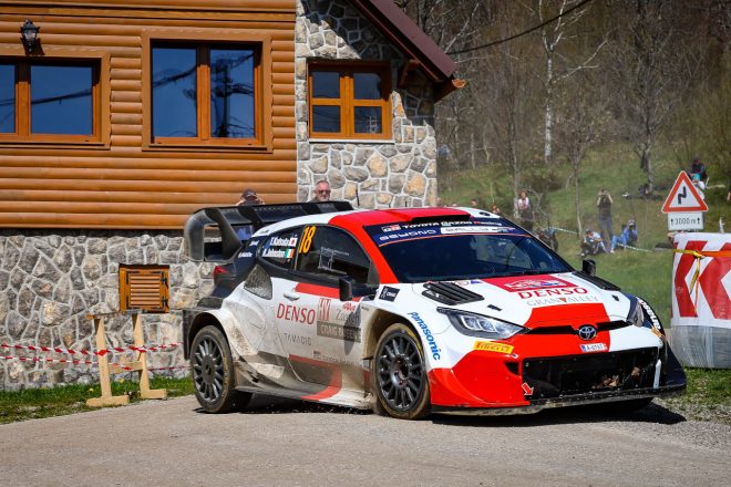 勝田貴元/アーロン・ジョンストン組(トヨタGRヤリス・ラリー1) 2023年WRC第4戦クロアチア・ラリー