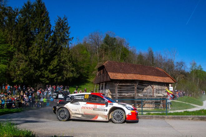 カッレ・ロバンペラ/ヨンネ・ハルットゥネン組(トヨタGRヤリス・ラリー1) 2023年WRC第4戦クロアチア・ラリー