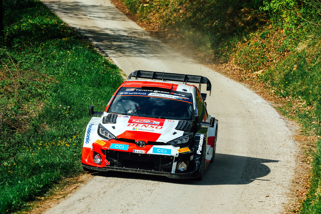 総合4位となったカッレ・ロバンペラ／ヨンネ・ハルットゥネン組（トヨタGRヤリス・ラリー1）　2023年WRC第4戦クロアチア・ラリー