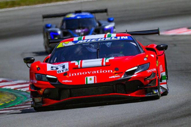 ミシュラン・ル・マン・カップ第1戦バルセロナ　小泉洋史／ケイ・コッツォリーノ組フェラーリ296 GT3