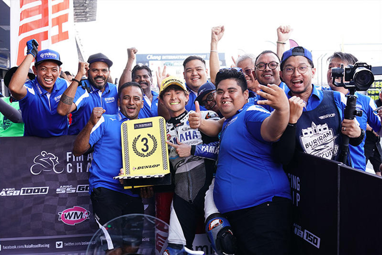 アジアロード選手権の第1戦タイで3位表彰台を獲得した南本宗一郎