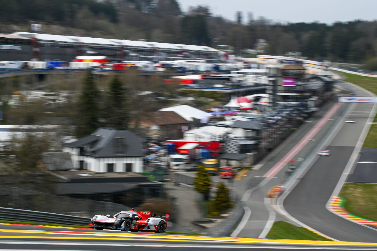 フリープラクティス1回目で首位となったTOYOTA GAZOO Racingの8号車トヨタGR010ハイブリッド　2023年WEC第3戦スパ6時間レース