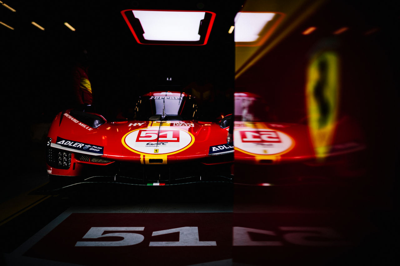 51号車フェラーリ499P（フェラーリ・AFコルセ）　2023年WEC第3戦スパ6時間レース