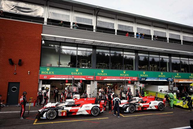 第3戦スパの走行初日に臨んだ2台のトヨタGR010ハイブリッド