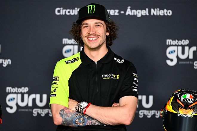 2023MotoGP第4戦スペインGPのプレスカンファレンスに出席したマルコ・ベゼッチ（ムーニーVR46レーシング・チーム）