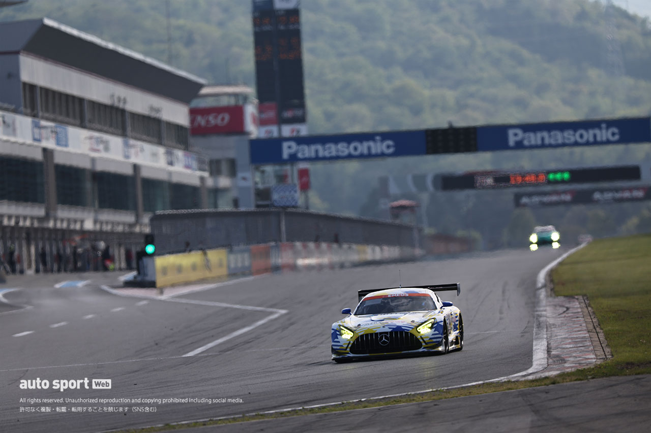 2023スーパー耐久富士公式テストで総合トップタイムを記録した中升 ROOKIE AMG GT3