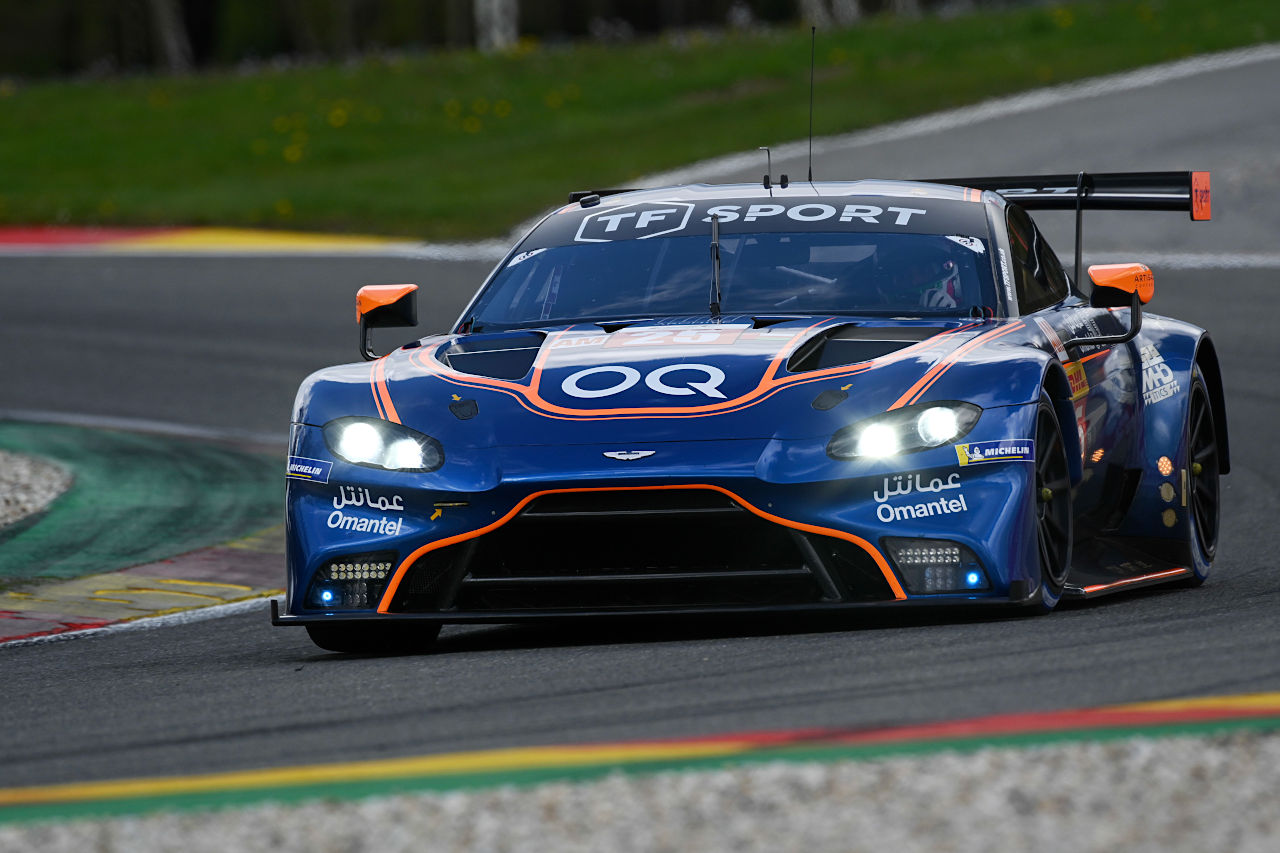 LMGTEアマクラスのPPを獲得したORT・バイ・TFの25号車アストンマーティン・バンテージAMR　2023年WEC第3戦スパ6時間レース
