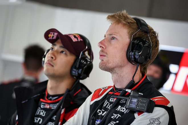 アタック前にまさかのスピン、クラッシュを喫した8号車のブレンドン・ハートレー