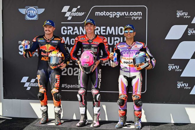2023MotoGP第4戦スペインGP 予選トップ3