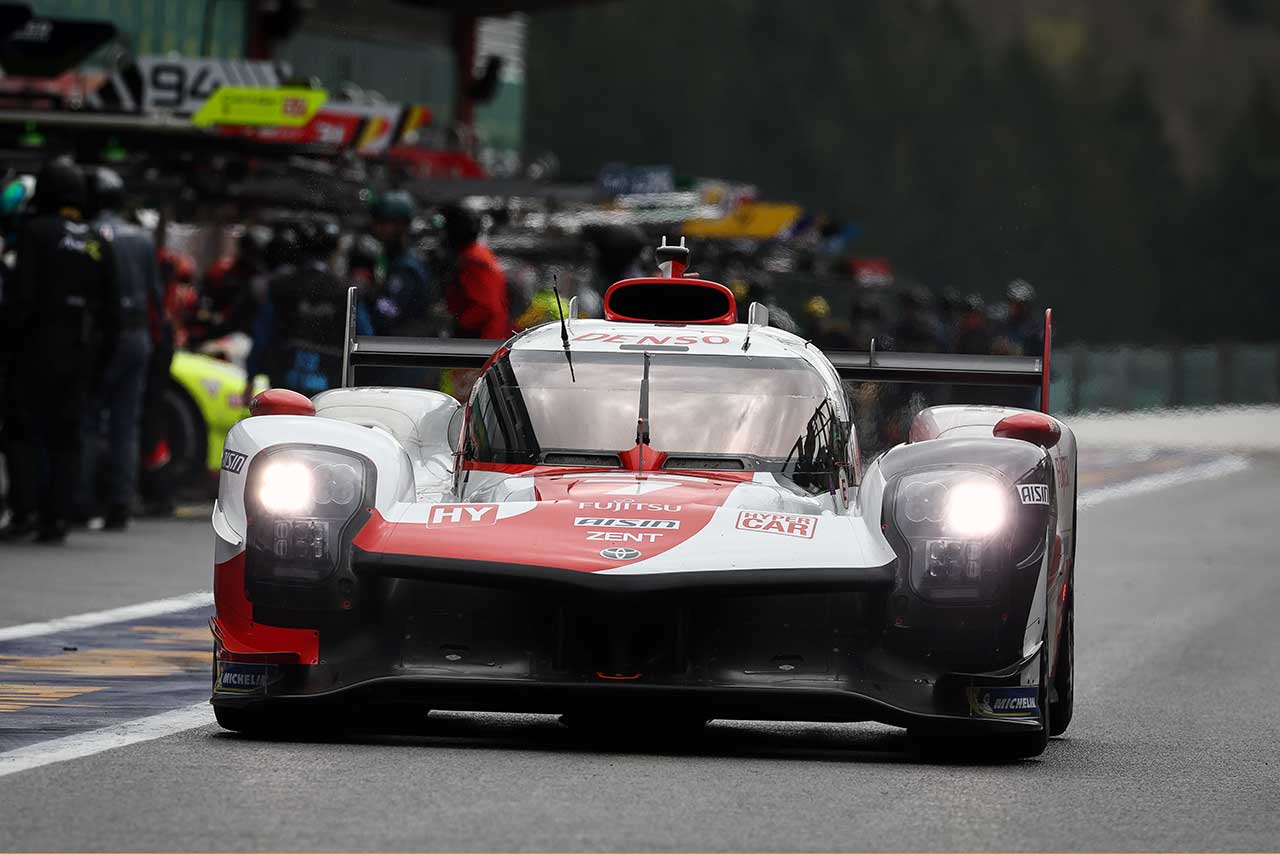 WEC第3戦スパ、3時間経過時点で首位を走行中の7号車GR010ハイブリッド