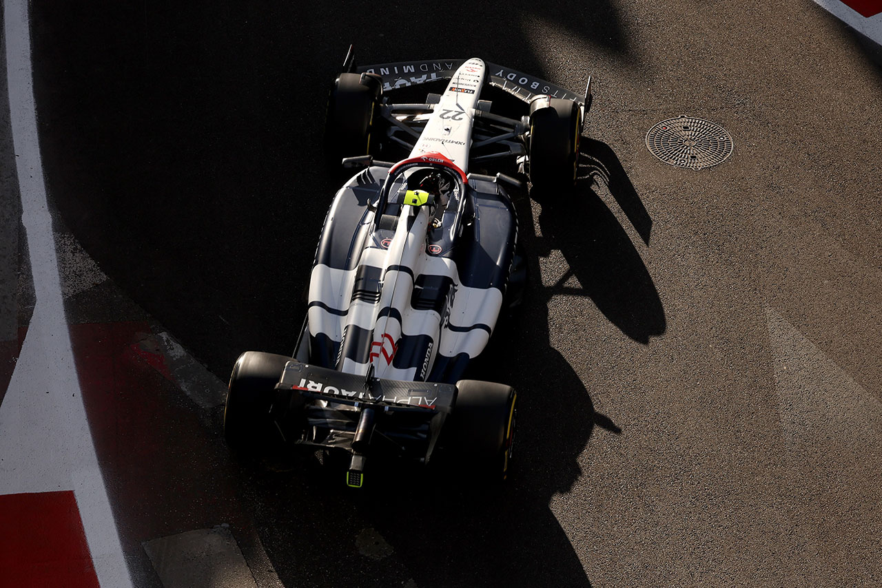 2023年F1第4戦アゼルバイジャンGP　角田裕毅（アルファタウリ）