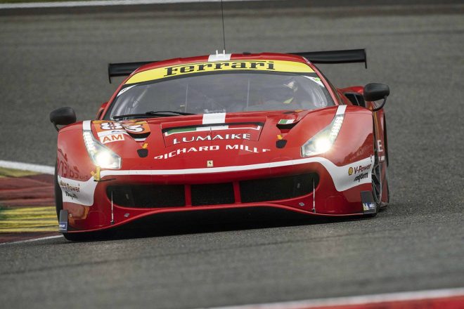 LMGTEアマクラスを制したリシャール・ミル・AFコルセの83号車フェラーリ488 GTE Evo