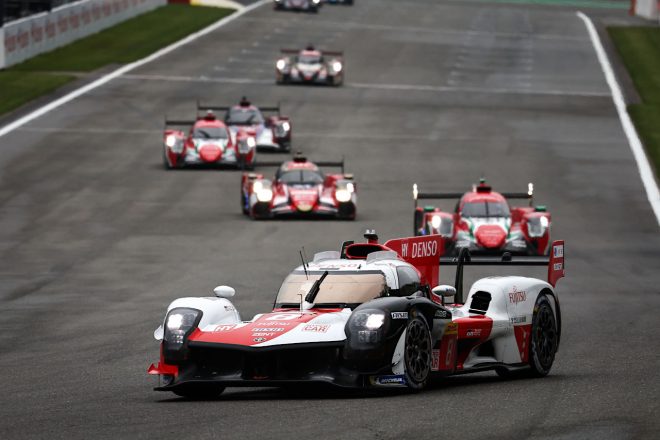 グリッド最後列36番手からのリカバリーを魅せた8号車トヨタGR010ハイブリッド（セバスチャン・ブエミ／ブレンドン・ハートレー／平川亮）　2023年WEC第3戦スパ6時間レース