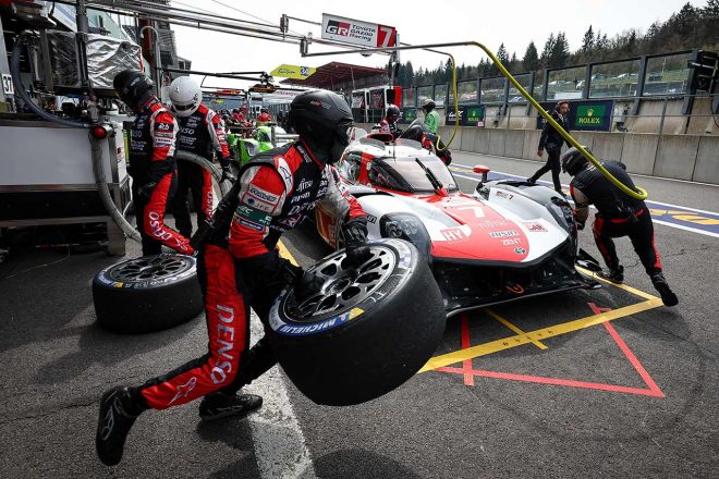 ミシュランからの要請により、通常2スペックのハイパーカークラスのタイヤは、今回のスパでは3スペックの持ち込みが許された