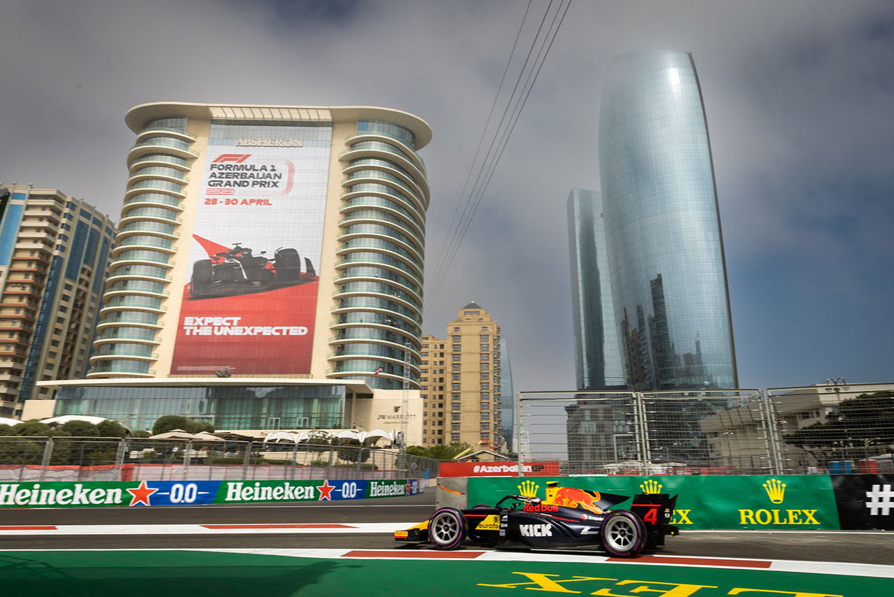 2023年FIA F2第4戦バクー エンツォ・フィッティパルディ（ロダン・カーリン）