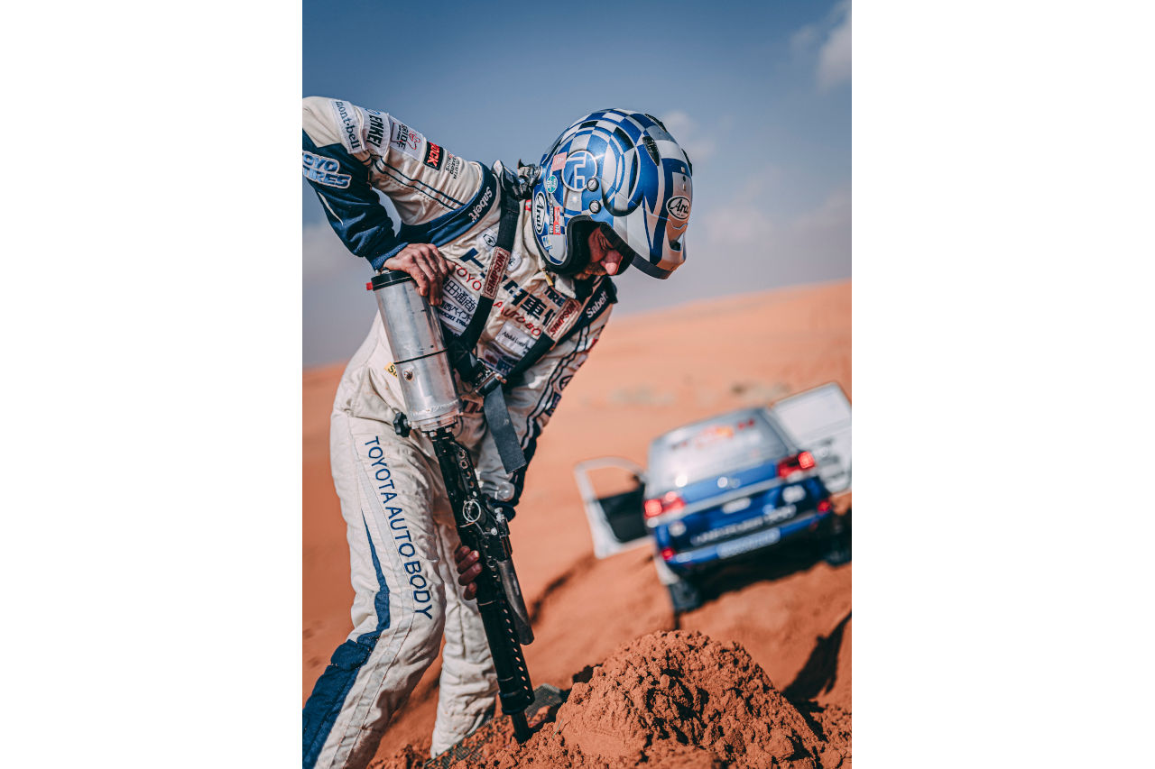 2016年から三浦昂とペアを組み、チームランドクルーザー・トヨタオートボデー（TLC）の契約ナビゲーターとしてダカールラリーなどで活躍してきたローラン・リシトロイシター　2022ダカールラリー