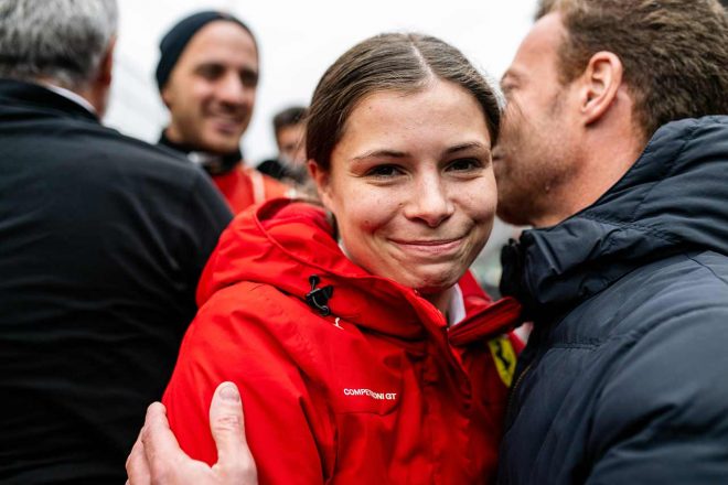 チェッカー後、感極まった表情を見せたリル・ワドゥ