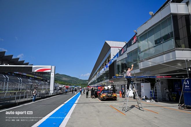 2023スーパーGT第2戦富士　搬入日の富士スピードウェイの様子