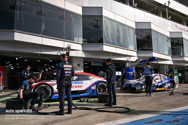 2023スーパーGT第2戦富士　DENSO KOBELCO SARD GR SupraとWedsSport ADVAN GR Supra