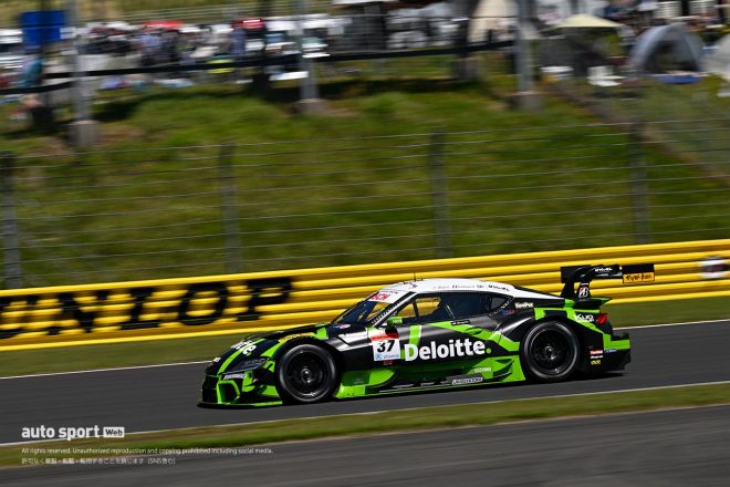 2023スーパーGT第2戦富士　Deloitte TOM’S GR Supra（笹原右京／ジュリアーノ・アレジ）