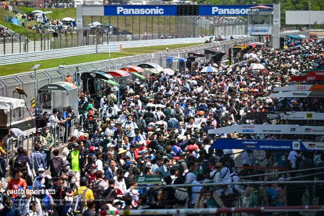 2023スーパーGT第2戦富士　決勝日のピットウォークの様子