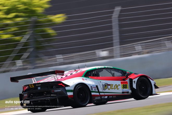 2023スーパーGT第2戦富士　JLOC ランボルギーニ GT3（小暮卓史／元嶋佑弥）