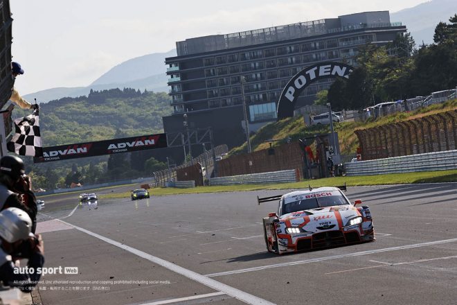 2023スーパーGT第2戦富士　au TOM’S GR Supra（坪井翔／宮田莉朋）
