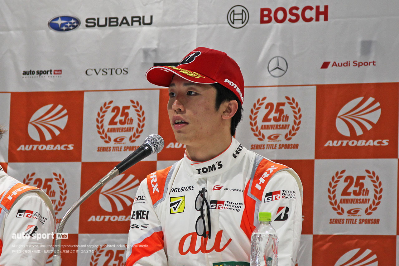 2023スーパーGT第2戦富士　au TOM’S GR Supra　坪井翔