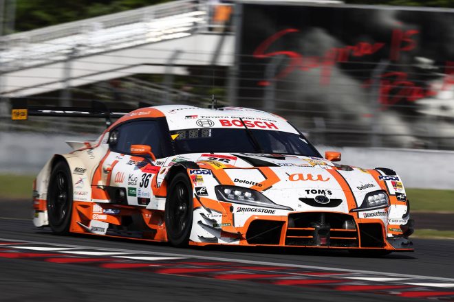 2023スーパーGT第2戦富士　au TOM’S GR Supra（坪井翔／宮田莉朋）