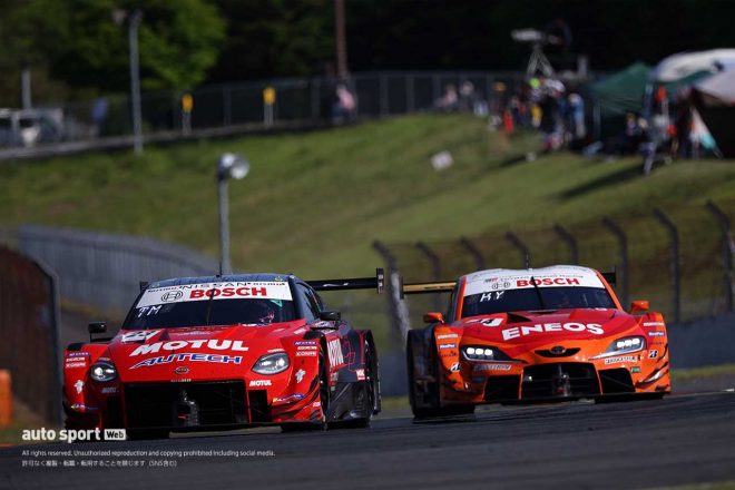 2023スーパーGT第2戦富士　MOTUL AUTECH Z／ENEOS X PRIME GR Supra