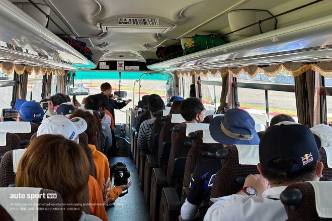 2023スーパーGT第2戦富士で行われたオートスポーツweb読者限定サーキットサファリの様子