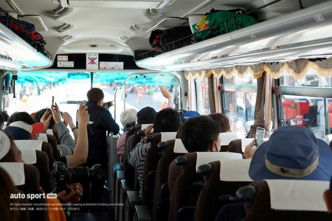 2023スーパーGT第2戦富士で行われたオートスポーツweb読者限定サーキットサファリの様子