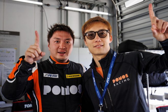 ポノス・レーシングからル・マン24時間に参戦する辻子依旦とアドバイザーの安田裕信