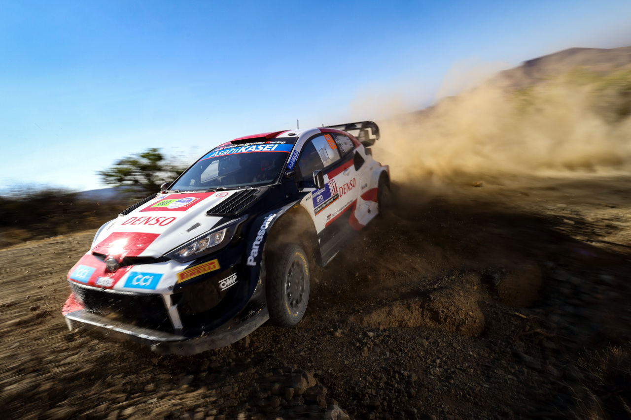 ランキング3位につけているカッレ・ロバンペラ（トヨタGRヤリス・ラリー1）