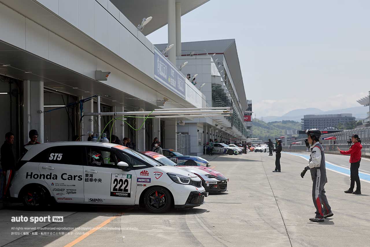 2023スーパー耐久富士公式テストの様子