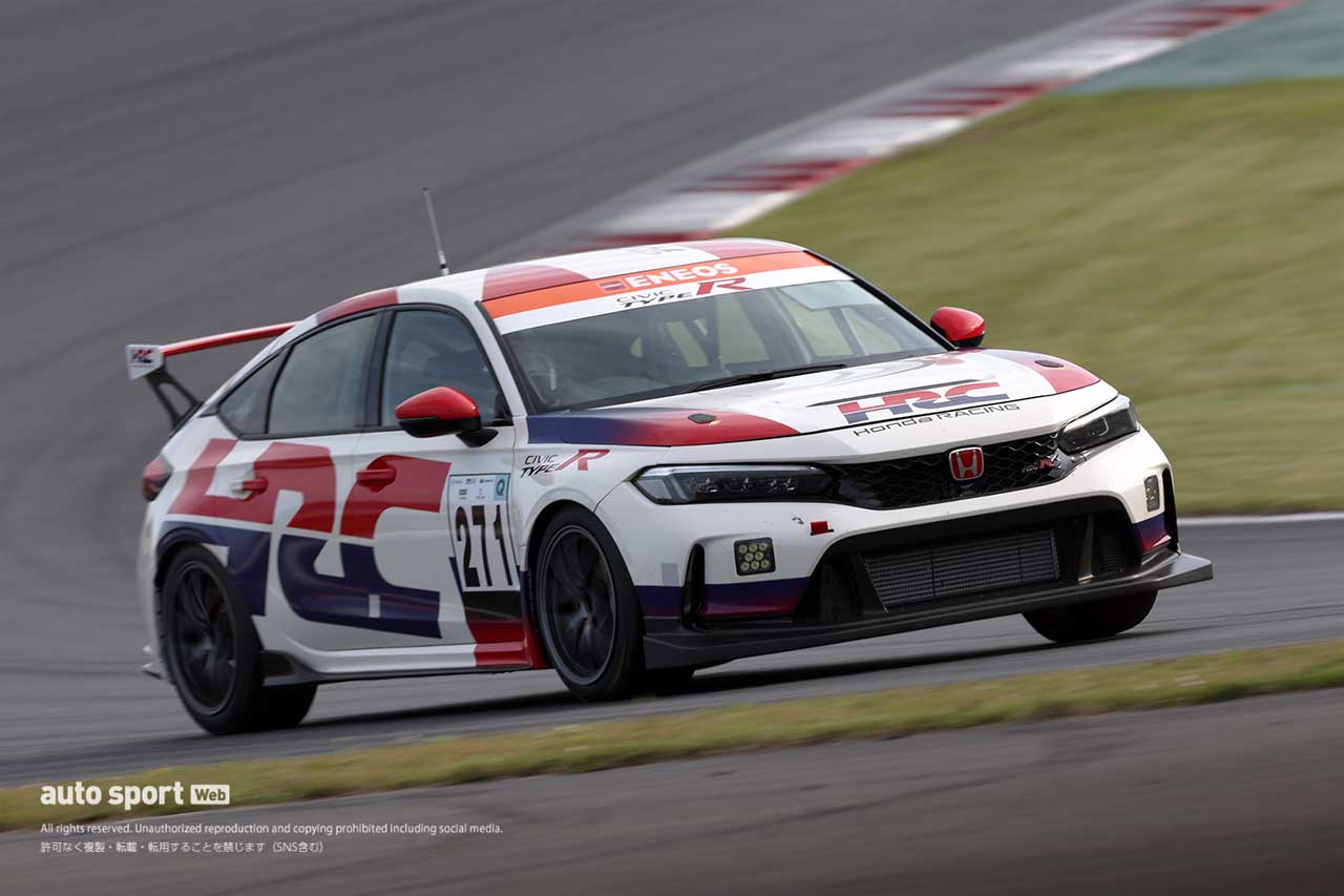 2023スーパー耐久富士公式テスト　シビック・タイプR CNF-R