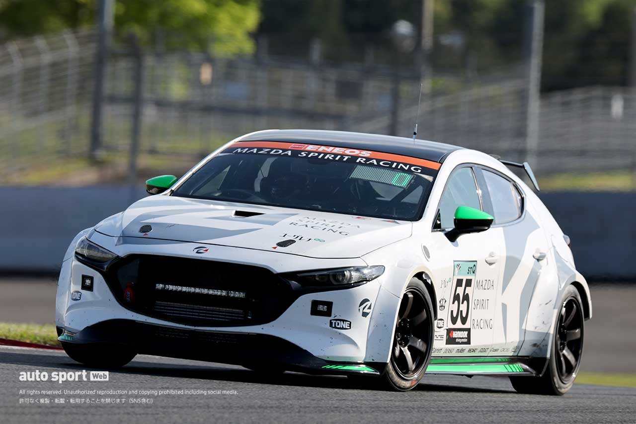 2023スーパー耐久富士公式テスト　MAZDA SPIRIT RACING MAZDA3 Bio concept