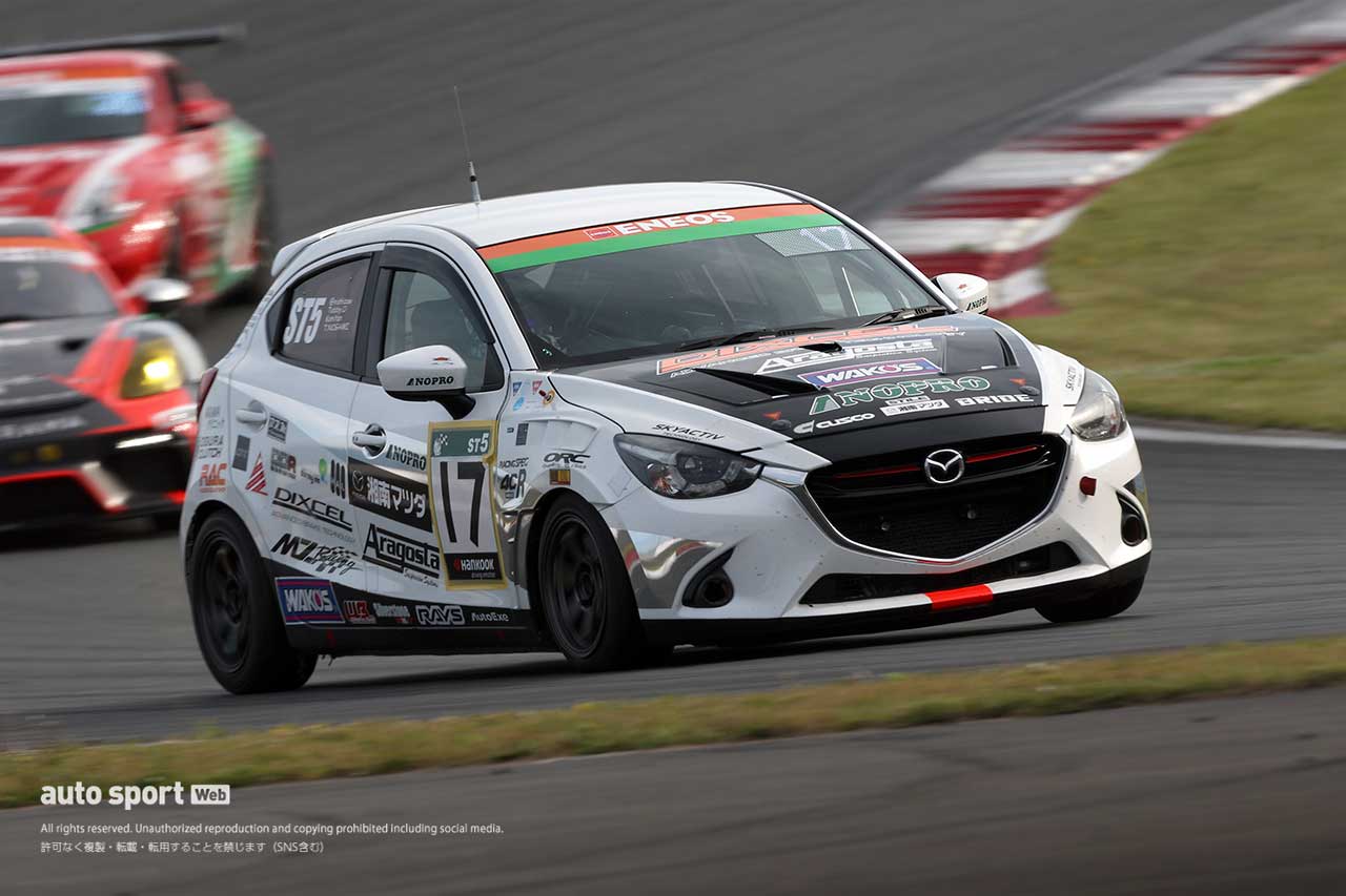 2023スーパー耐久富士公式テスト　DIXCELアラゴスタNOPROデミオ