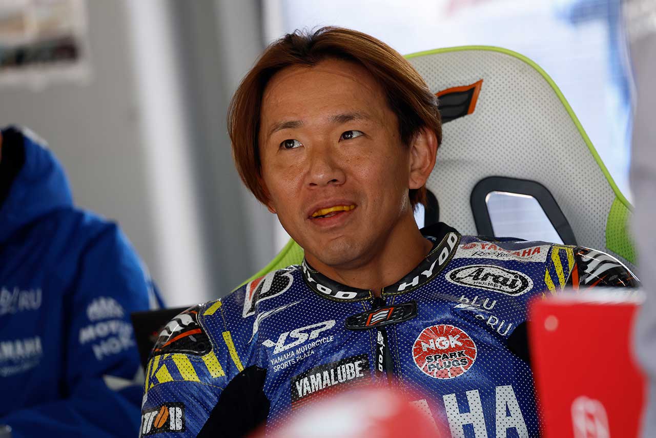 JSB1000：中須賀克行（YAMAHA FACTORY RACING TEAM）／2023全日本ロード SUGO公開テスト1日目